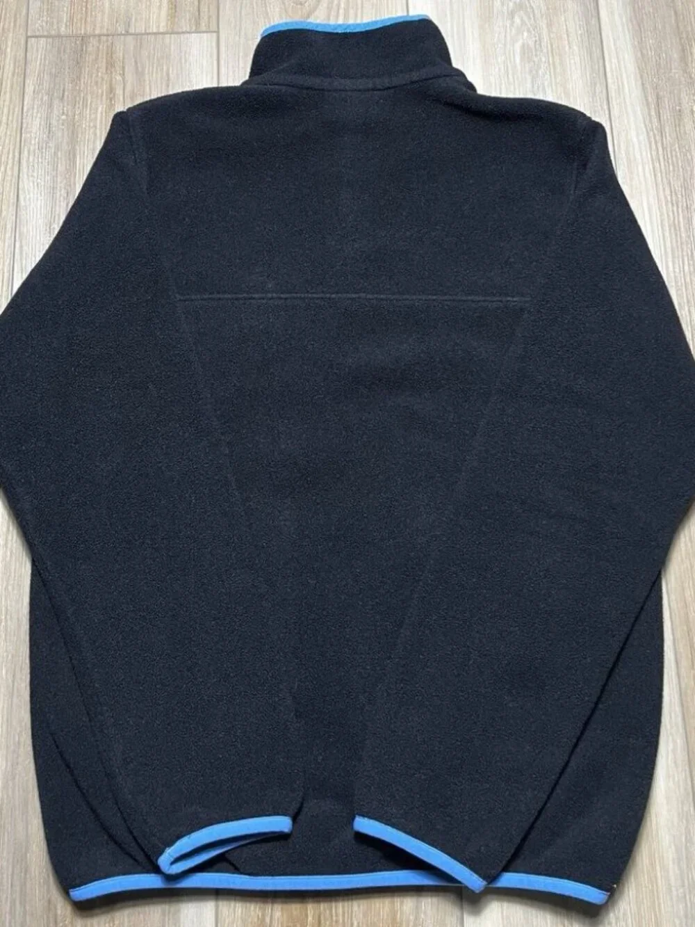 Patagonia Synchilla Snap T Black Fleece Pullover Sweater - Women Size Small